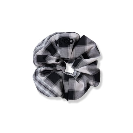 Dual Check Scrunchie