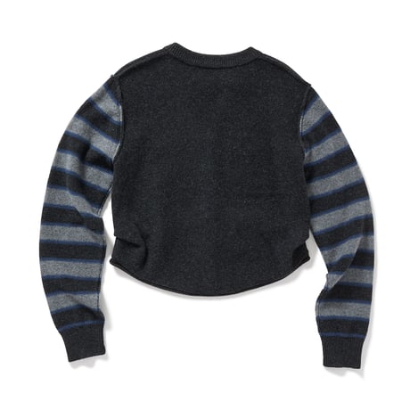 Side-Tuck Knit Cardigan (Mix)