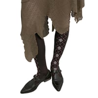 Argyle Line Sox (Brown)