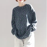 FLOWER L/S WAFFLE THERMAL (BLACK)