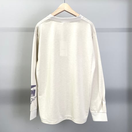 Recycled Polyester Photo L/S Tee (BEIGE)