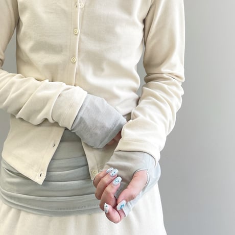 High Gauge Pile Tight Hem Cardigan (Cream)