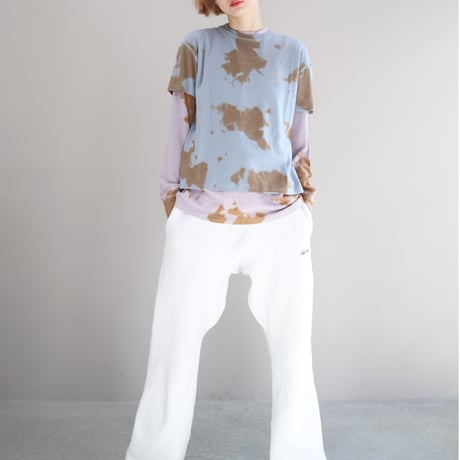 Merino Wool Dyed S/S Tee (BLUE)