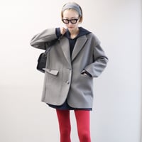 Needle rever stretch Jacket Coat (GRAY)