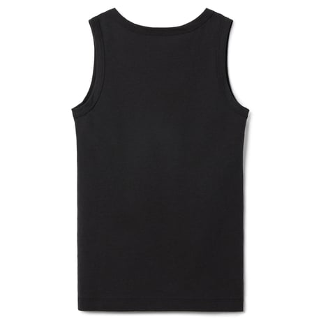 AMERICAN DRY COTTON V NECK TANK TOP (BLK)