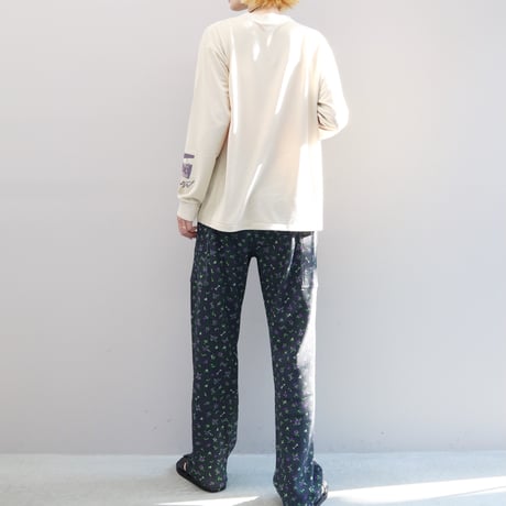Recycled Polyester Photo L/S Tee (BEIGE)