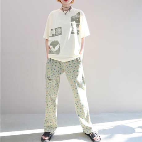Recycled Polyester Photo S/S Tee (IVORY)