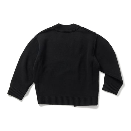 Bulk Knit Cardigan (Black)