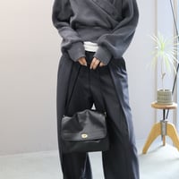 LEATHER FLAP BAG S