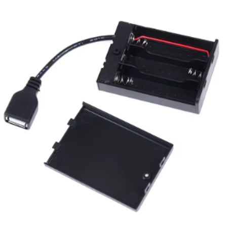 単3電池ボックス(USBポート付き) (3本)