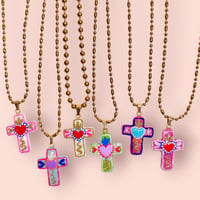 GOLD MEXICAN CROSS PENDANT