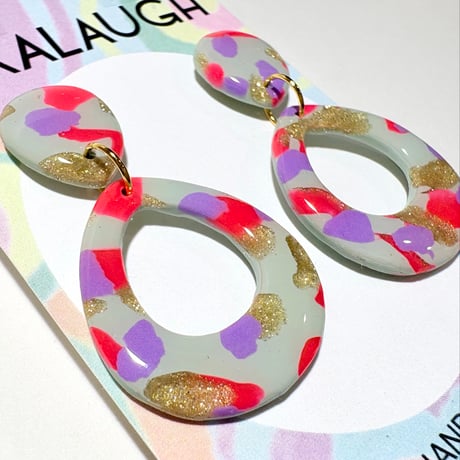 VINTAGE-LIKE×TEAR DROP DANGLE ピアス