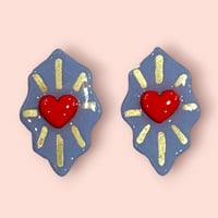WONKY LOVE STUD ピアス/イヤリング