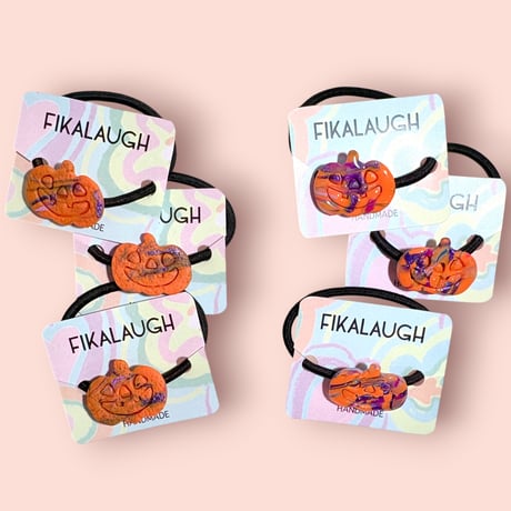 PUMPKIN HAIR TIE