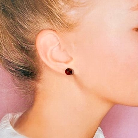 TORTOISESHELL MINI CIRCLE ピアス