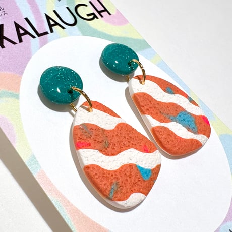 NAMINAMI BORDER×mat DANGLE ピアス