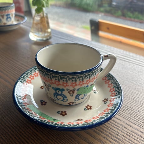 新品未使用/美品︎︎✦２点✦カップ＆ソーサー✦ハートボウル✦ポーリッシュポタリー fit=cover,w=460,h=460