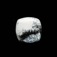 デンドリティックオパール 7.4ct｜夏の陽射しに輝く、静寂の雪景色