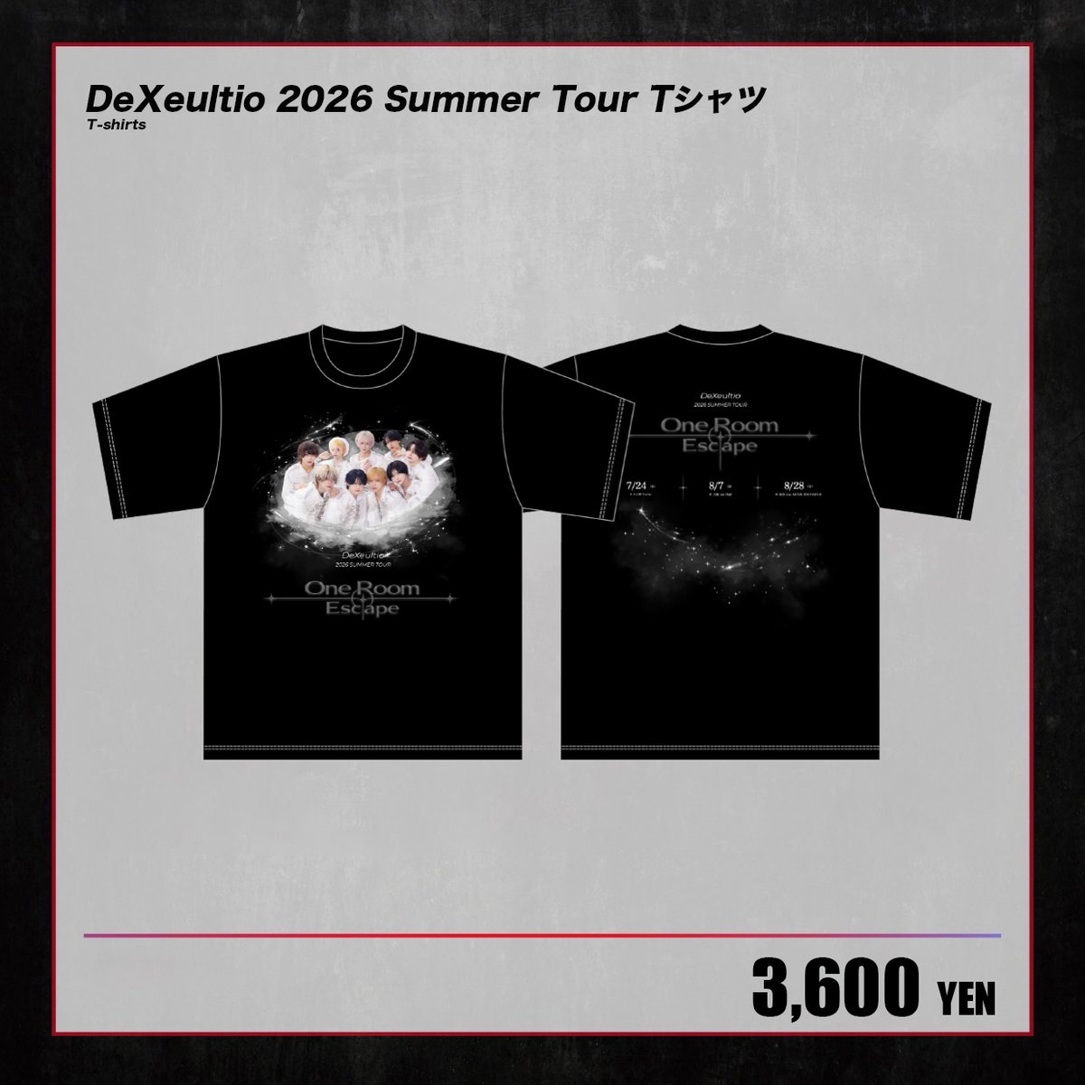 DeXeultio】2026 SUMMER TOUR Tシャツ | RINDO ONLINE
