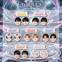 【Un title】Prologue お顔＆メンカラロゴステッカー（全14種・ランダム）
