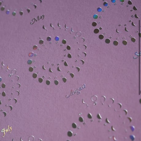 予約 2027 MOON CALENDER/ 6color