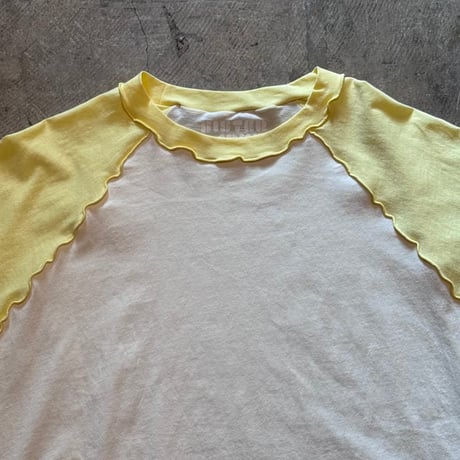 RAGLAN SS TEE / Lemon Cream