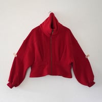 red フリース ジャケット