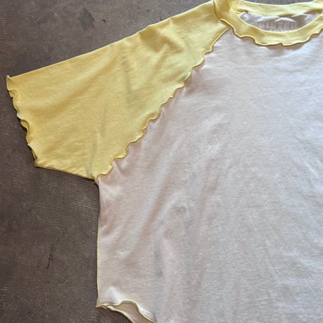 RAGLAN SS TEE / Lemon Cream