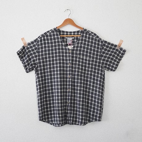 ネイビーチェック TEE