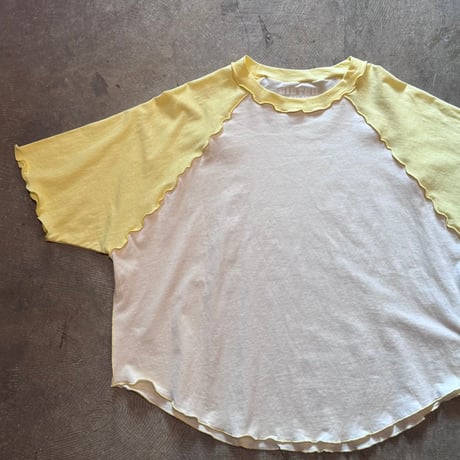 RAGLAN SS TEE / Lemon Cream