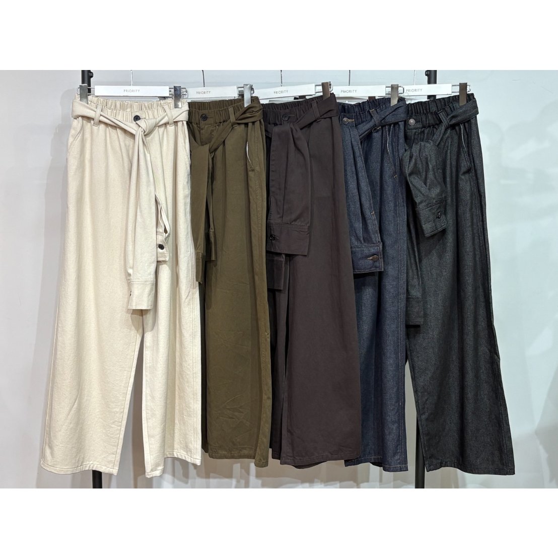 PRIORITY】シャツスリーブベルトパンツ［P67041AI］ | cavabien