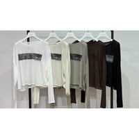 【PRIORITY】シアーフォトTシャツ［P67051HW］