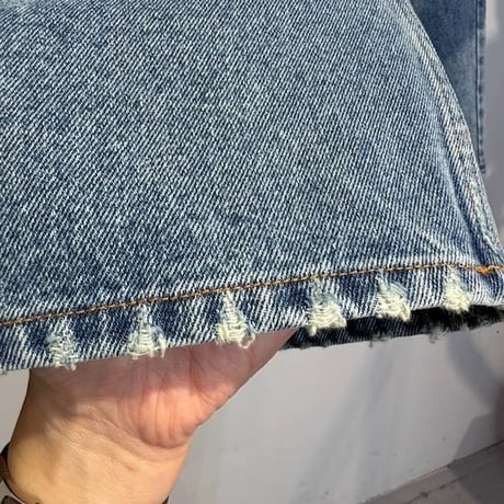 【ANGELINA】ワイドデニムパンツ［26223-9279WT］
