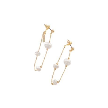 【Sea'ds Mara】Floating pearl pierce[26A4-73P]