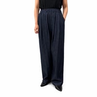 【siro de labonte】soft denim tuck easy pants［R653309］