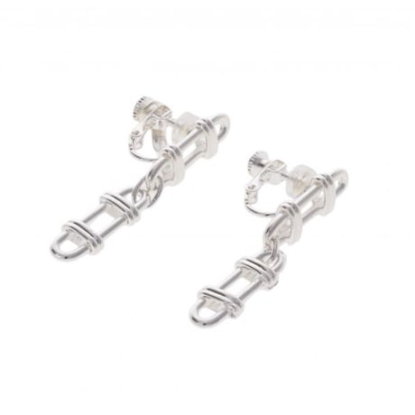 【Sea'ds Mara】Frame link chain　Earring　　[27A1-19E]