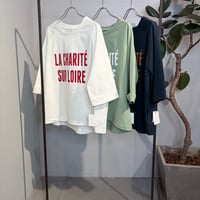【CLOCHE】ミディ袖ロゴTee［61285780］