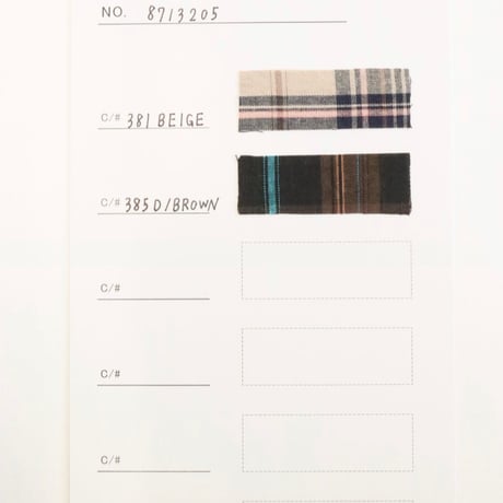 【LeMelange】マドラスチェックバンドカラーシャツ［8713205］