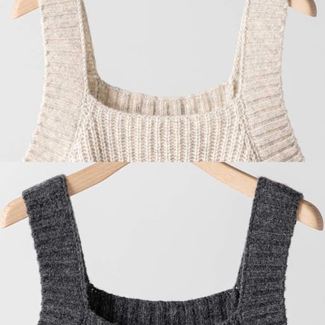 【YENN】CHUNKY KNIT VEST［Y264-91131］