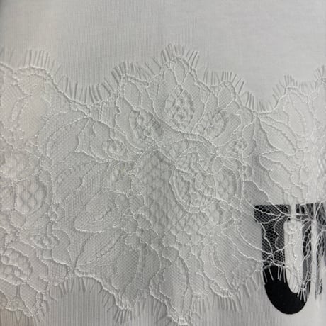 【CLOCHE】レース×ロゴTee［61285752］