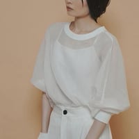 【CYAN tokyo】シアーリップルリブTOPS［710564］