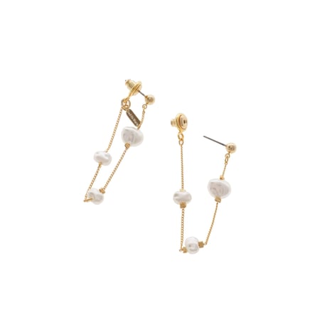 【Sea'ds Mara】Floating pearl pierce[26A4-73P]