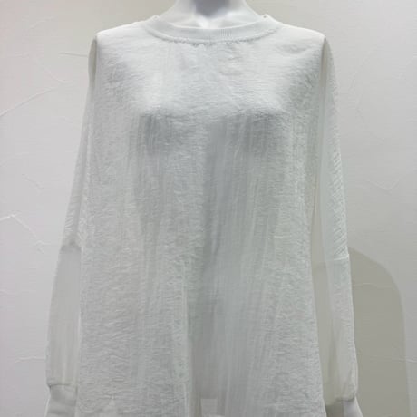 【CYAN tokyo】シアーリップルリブTOPS［710564］