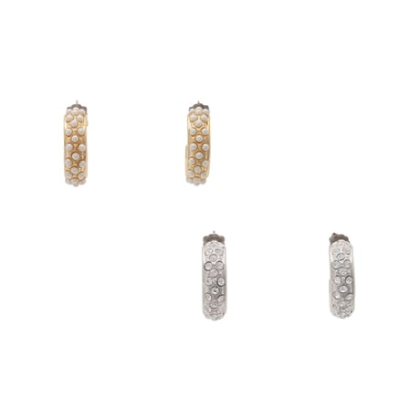 【Sea'ds Mara】Twinkle hoop pierce[26A4-67P]