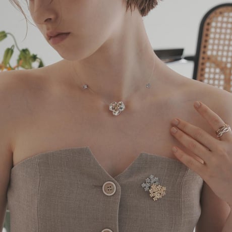 【Sea'ds Mara】Flower Brooch　　[27A1-11]