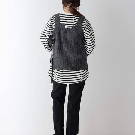 【YENN】CHUNKY KNIT VEST［Y264-91131］