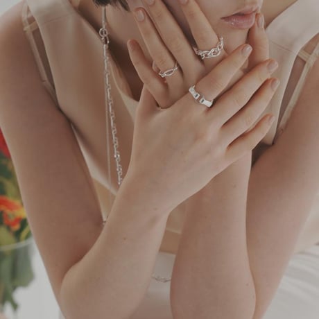 【Sea'ds Mara】Contour link　Ring　　[27A1-26]