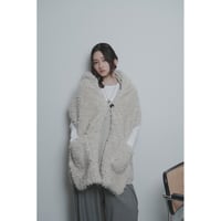 【CYAN tokyo】シャギーボアフーディストール［607536］