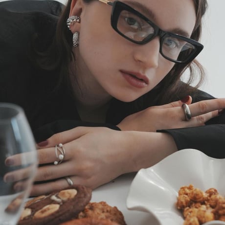 【Sea'ds Mara】Twinkle hoop earcuff[26A4-68]