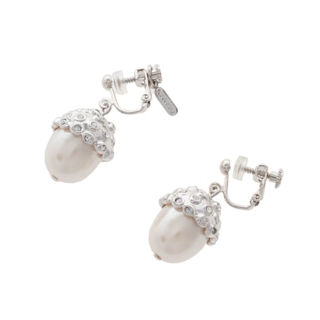 【Sea'ds Mara】Acorn pearl earrings [26A4-63E]